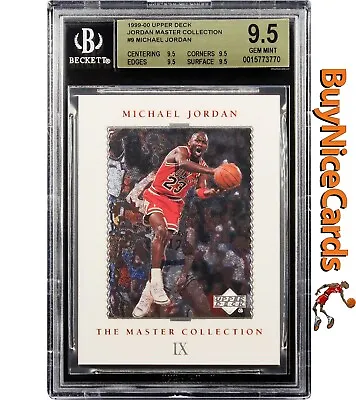 1999-00 Michael Jordan Upper Deck Master Collection 69 Points /500 #9 BGS 9.5 • $699.99