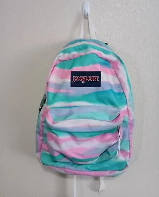 JanSport Women Girl Cross Town Cloud Wash Backpack Superbreak See Description • £12.53