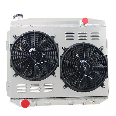 4 Row Radiator Shroud Fan Fits 57-1959 Ford Fairlane/Ranchero/Mercury/Villager • $309