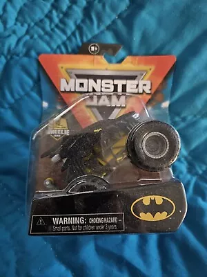 MONSTER JAM Batman Monster Truck W/ Poster Series 21 Wheelie Bar (NEW) • $15.85