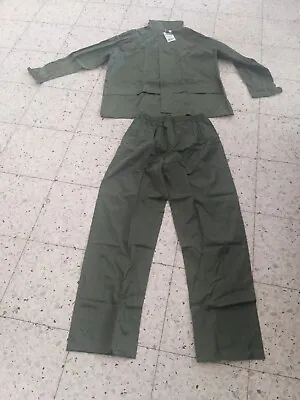 IDF Israeli Army Military Rainsuit Wet Weather Rain Jacket Coat & Pants XXL🔥🔥 • $99.99