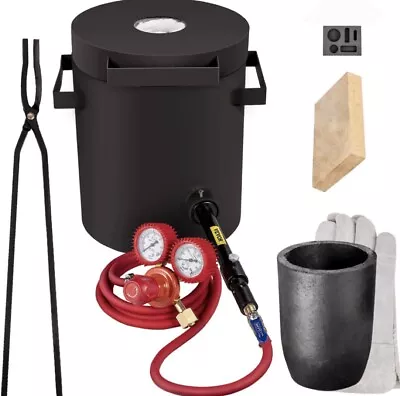 £110 • Buy VEVOR 2KG Gas Metal Melting Furnace Propane Forge Copper Gold Crucible W/ Tong