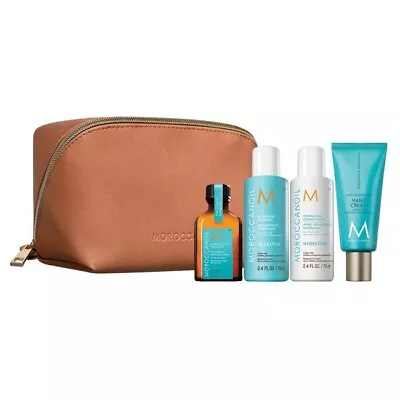 Moroccanoil Hydration Travel Kit(Shampoo/Conditioner/Oil/Cream/Bag) • $52.95