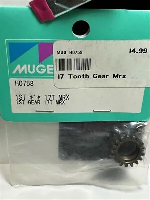 New Closeout Mugen Seiki Mrx4 Car Parts H0758 17 Tooth Gear $8.00 • $8