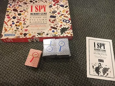 I SPY MEMORY GAME FROM BRIARPATCH Complete • $2.99