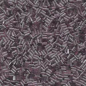 Transparent Matte Light Amethyst AB Miyuki Bugle Beads 3mm (#1) (BGL1-9142-TB) • $8.49