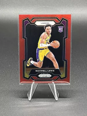 2023-24 Panini Prizm MAXWELL LEWIS L.A. Lakers RED ROOKIE PRIZM REFRACTOR /299 • $15