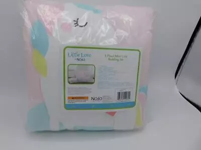 Little Love By NoJo Rainbow & Unicorn 3 Piece Mini Crib Bedding Set NEW Free S/H • $29.99