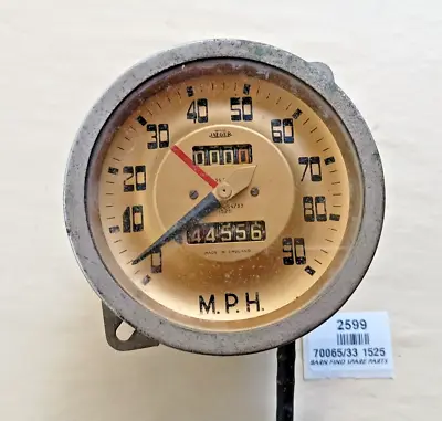 Original Vintage Jaeger Gold Face Classic Car Speedometer Speedo 70065/33 1525 • $230