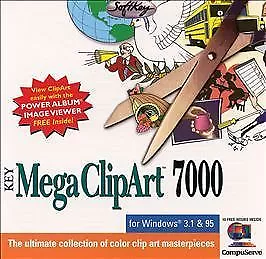 Key Mega Clip Art 7000 New Cd • $14.63