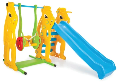 £199.90 • Buy  Kids Slide And Swing Set Plastic Outdoor Indoor Children Toys Garden Play