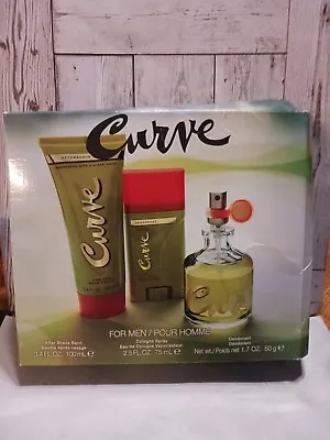 Curve Men's 3 Piece Gift Set NEW Box Dmg • $18.99