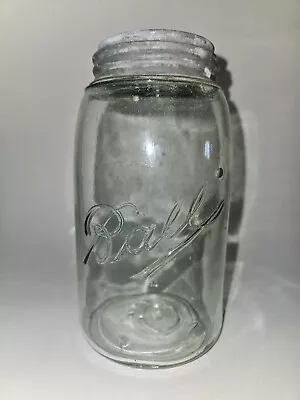 1900-1910 Triple L Ball Jar With Zinc Lid • $0.99