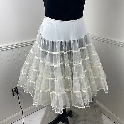 Vintage Malco Modes Square Dance Petticoat Crinoline Petite • $24.99
