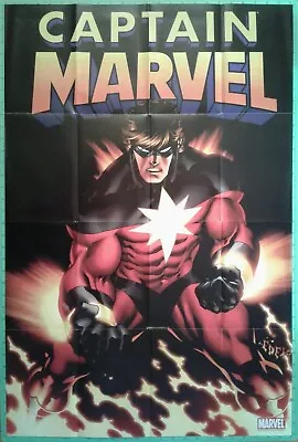  Captain Marvel  2007 Marvel Comics Promo Poster Lee Weeks Issue #1 Cover Art • $15