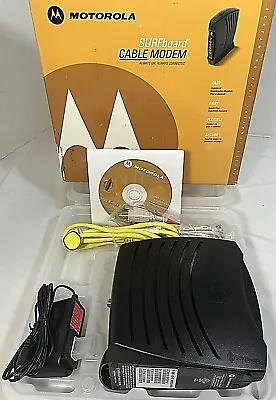 Motorola SURFboard SB5100 Cable Modem 500887-025-00 AC Adapter CD Disk Bundle • $19.99