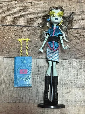 Monster High Doll Frankie Stein Scaris City Frights Suitcase Glasses 2012 • $24.99