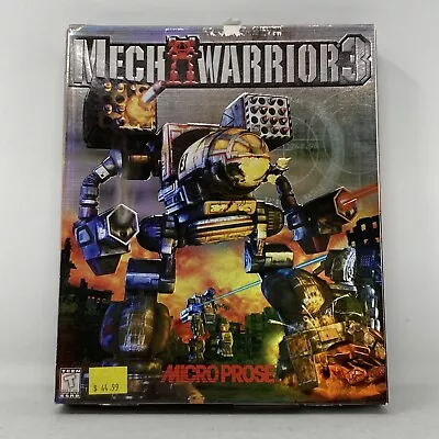 Mech Warrior 3 PC Big Box CD-ROM Sealed (C2) • $59.99