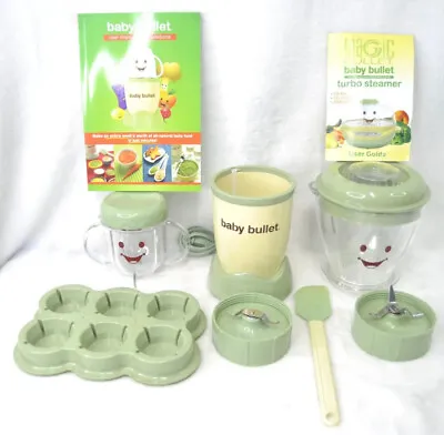 MAGIC BABY BULLET Replacement Parts All Working ~ Base Lids Batch Bowl Cup + • $21.99