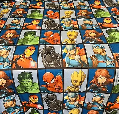 Jay Franco Avengers Team Full Bed Comforter (Official Marvel Product) Blue • $59.99