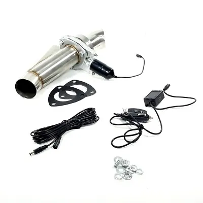 Exhaust Electric Cutout Valve+ Remote For 2.5  Piping Diameter Exhaust System • $131.59
