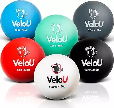 Plyo Balls Baseball - Weighted Baseballs For Pitching - Clean Up Your Arm Path & • $52.96