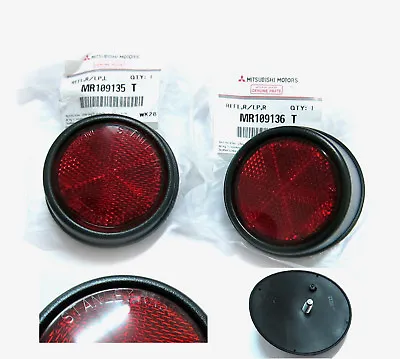 2x Rear Reflectors Mitsubishi L200 Animal Warrior 1995-2004 Pickup Truck Pair • $28.99