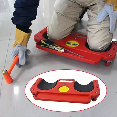 Wheels Knee Pad Platform Rolling Knee Pad  Workers'Install Floor Tiles Tools  • $40