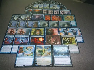 MTG Magic BLUE FAERIE DECK Tangle Wire Tamiyo Fae Zephyr Sprite Lot RARE Bident • $59.99