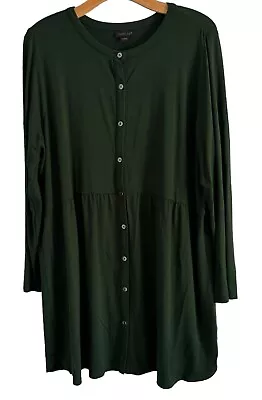 J. Jill Collection Dress Size Large Green Stretch Women Dress  • $22.49