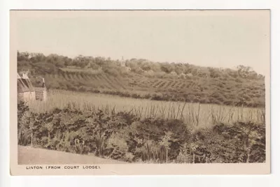 Linton Near Maidstone - View From Court Lodge - Old Kent Postcard • £1.99