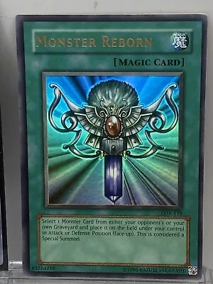 Yugioh Monster Reborn Ultimate Rare LOB-778 • $50