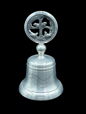 1981 Crown & Rose 12 Days Of Christmas Pewter Bell - 4 Calling Birds • $19.99