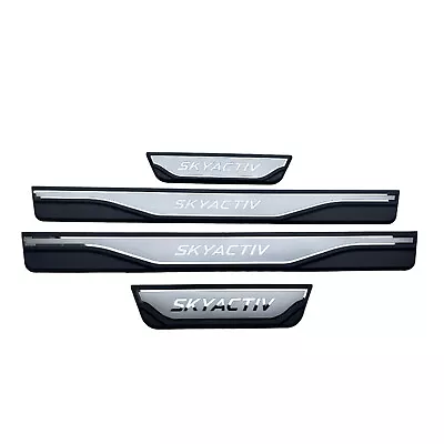 For Mazda 3 CX9 CX5 CX30 Accessories Door Sill Protector Scuff Plate Cover Trim • $34.21