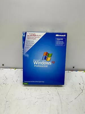 OEM Microsoft Windows XP Professional Upgrade W/Keys Big Box Service Pack 2 • $49.99