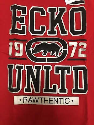 Ecko Unltd. Rawthentic Red Mens Tshirt Nwt • $18.99