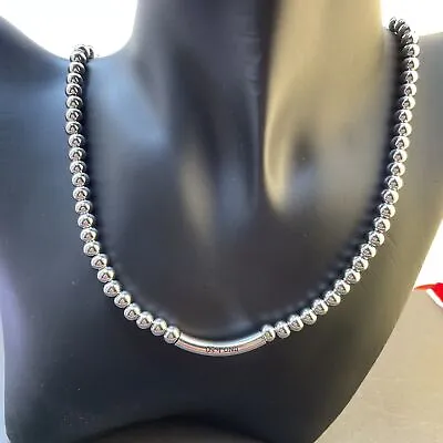 NEW Uno De 50 Brand Stainless Steel Necklace Beaded Lock Jewelry For Women • $15.10