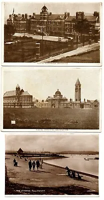 Chatham Naval Barracks Gillingham Naval Hospital And The Strand Postcards. • £5