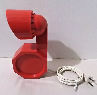 Light Horse 7 Position Desk Lamp Reiley-Moustakas Red 70's Retro Modern- Vtg • $112