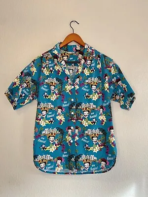 Vintage Betty Boop Tryin’ Hawaiian Shirt • $45