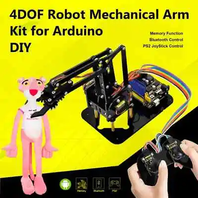 $79.99 • Buy 4DOF Robot Mechanical Arm Kit For Arduino DIY