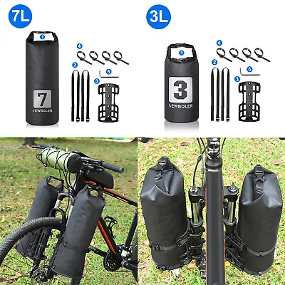 3L/7L Road Bike Front Fork Bag Waterproof Cycling Bag Bicycle Storage Bag C4F1 • £27.39