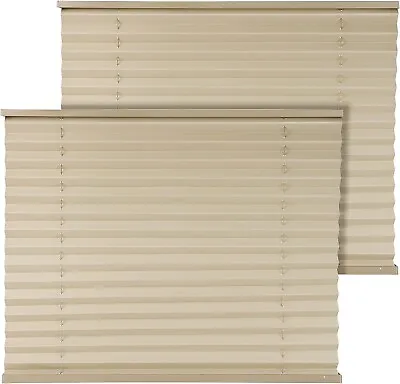 $73.95 • Buy RV Camper Pleated Blinds Shade 32x24 Privacy Window Shutters Roller Trailer 2pk