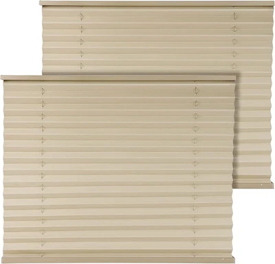 $73.95 • Buy RV Camper Pleated Blinds Shade 32x24 Privacy Window Shutters Roller Trailer 2pk