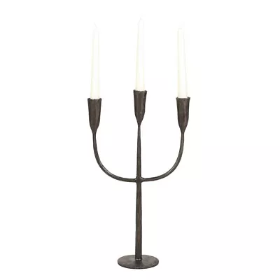 Retro Iron Candlestick Candelabra Dining Table Taper Candle Stick Holder Decor • £34.79