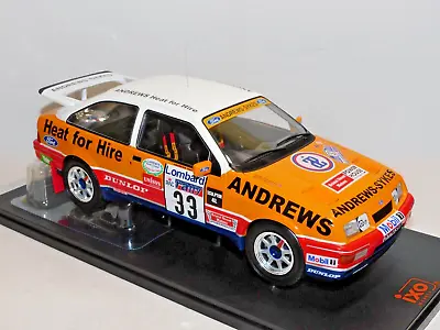 Ixo Ford Sierra Rs Cosworth #33 Rac Rally 1989 R Brookes 1/18 Scale 18rmc115 • £69.95
