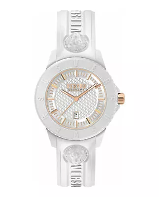 Versus Versace Mens Tokyo R White 43mm Strap Fashion Watch • $59.99