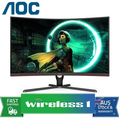 $449 • Buy AOC CQ32G3SE 31.5inch QHD 165Hz 1ms Curved VA Gaming Monitor