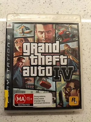 ❤️Grand Theft Auto IV (PlayStation 3 2008) FREE SHIPPING - Aus Seller  • $6.99