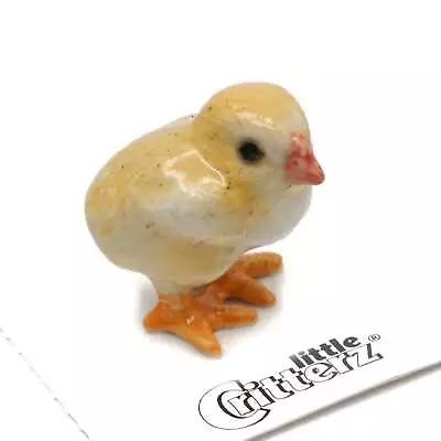 Little Critterz Baby - Chick  Peeps  Farm Animal - Miniature Porcelain Figurine • $12.99